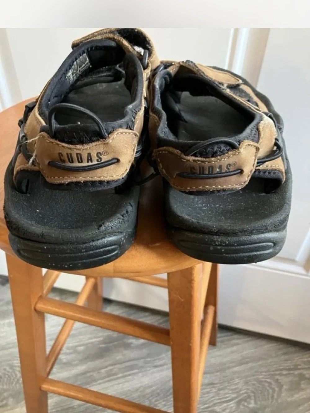Men’s Brown and Black Outdoor Sandals